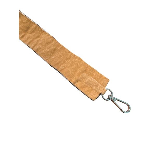 Geaux Saints Bag Strap l Black & Gold Bag Strap lGame Day Bag StraplGift for Her - Picture 4 of 4